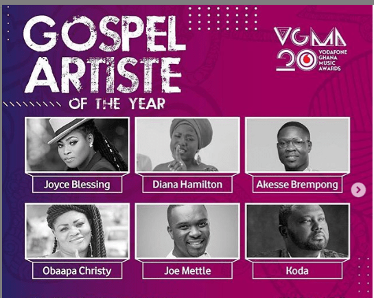 Gospel Artiste Of The Year Winner
