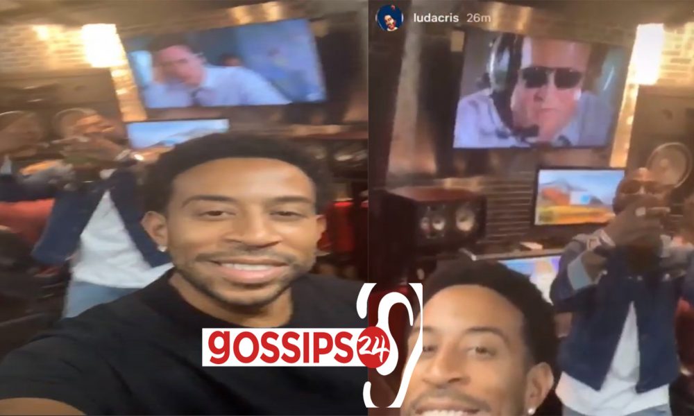 Ludacris Shares Video Of Davido With Him In The Studio