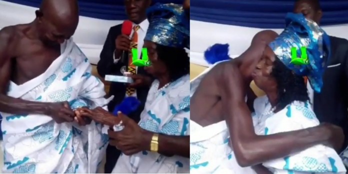 80-yr-old Man Marries 78-yr-old Fiancée After 25yrs Of Dating