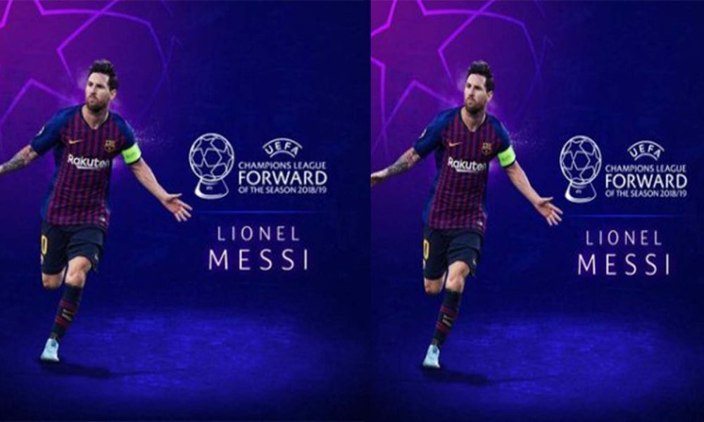 Lionel Messi Wins UEFA Forward Of The Season Award