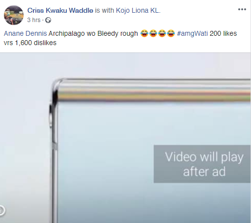 Criss Waddle Trolls Archipalago over his borla song