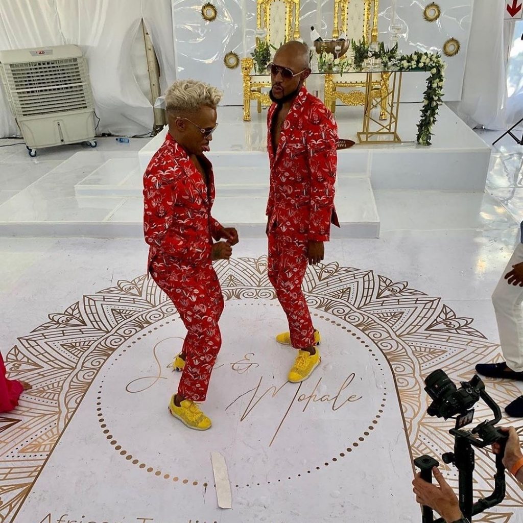 Renowned South African Media Personality Somizi Marries Gay Partner Photosvideo 