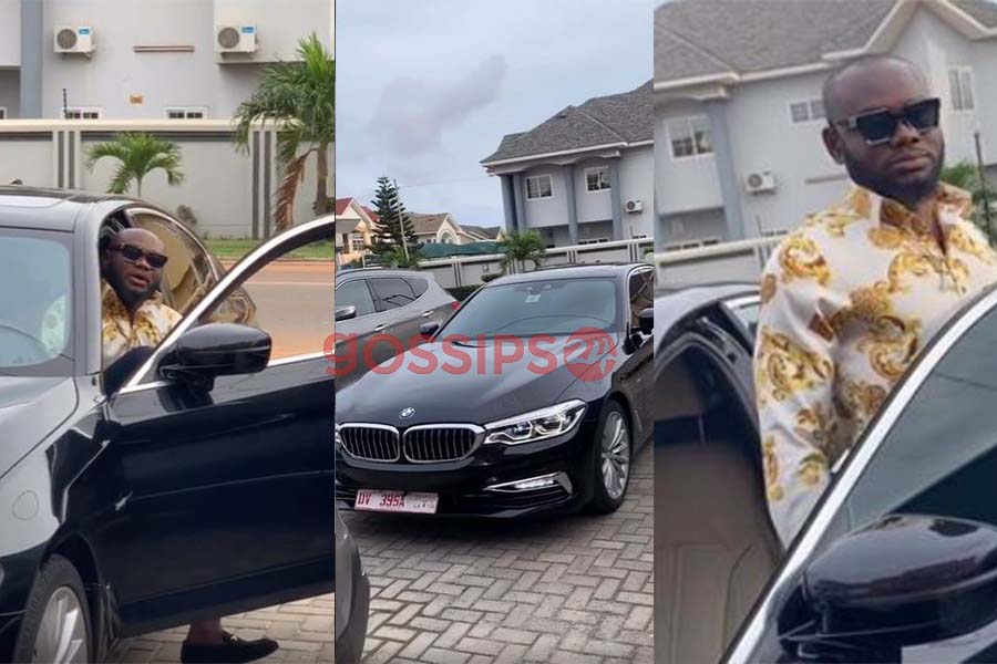 Prince David Osei new car