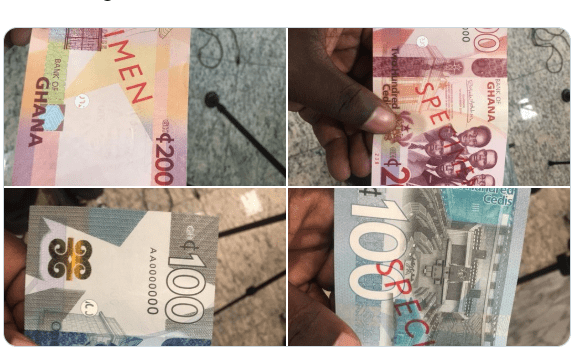GH¢100 and GH¢200 Notes