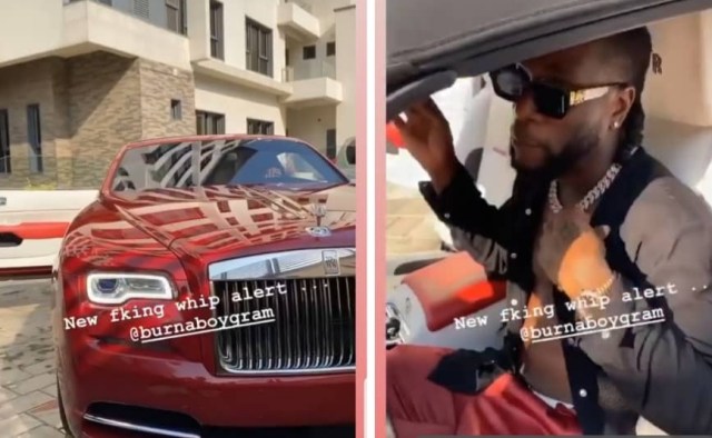 Burna Boy flaunts his expensive cars and mansion