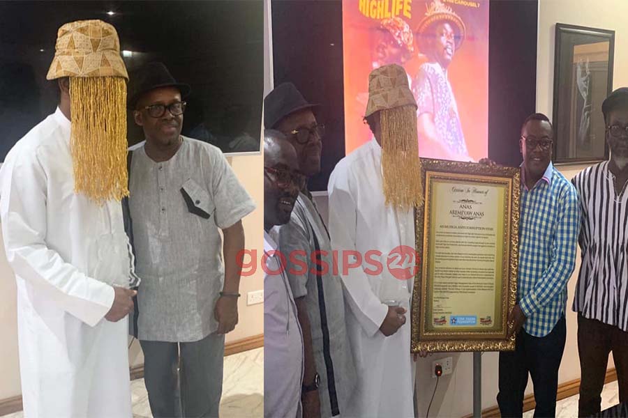 MUSIGA honours Anas Aremeyaw Anas