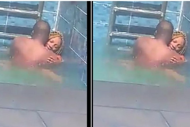 Slay Queen And Boyfriend Have S€x In Swimming Pool