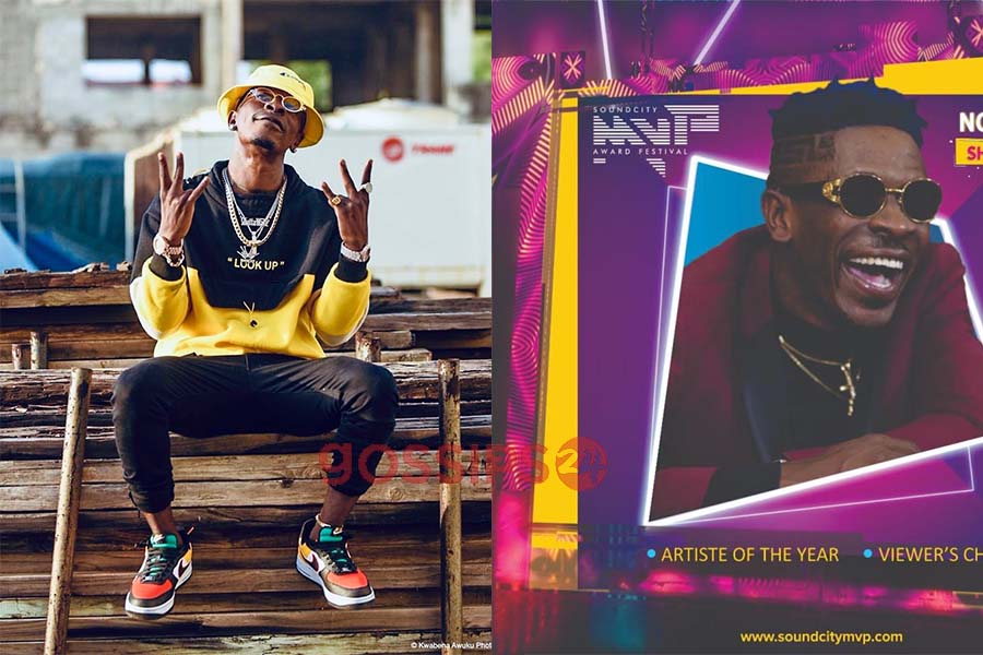 Shatta Wale nominated for Artiste Of The Year at Sound City MVP Awards 2020
