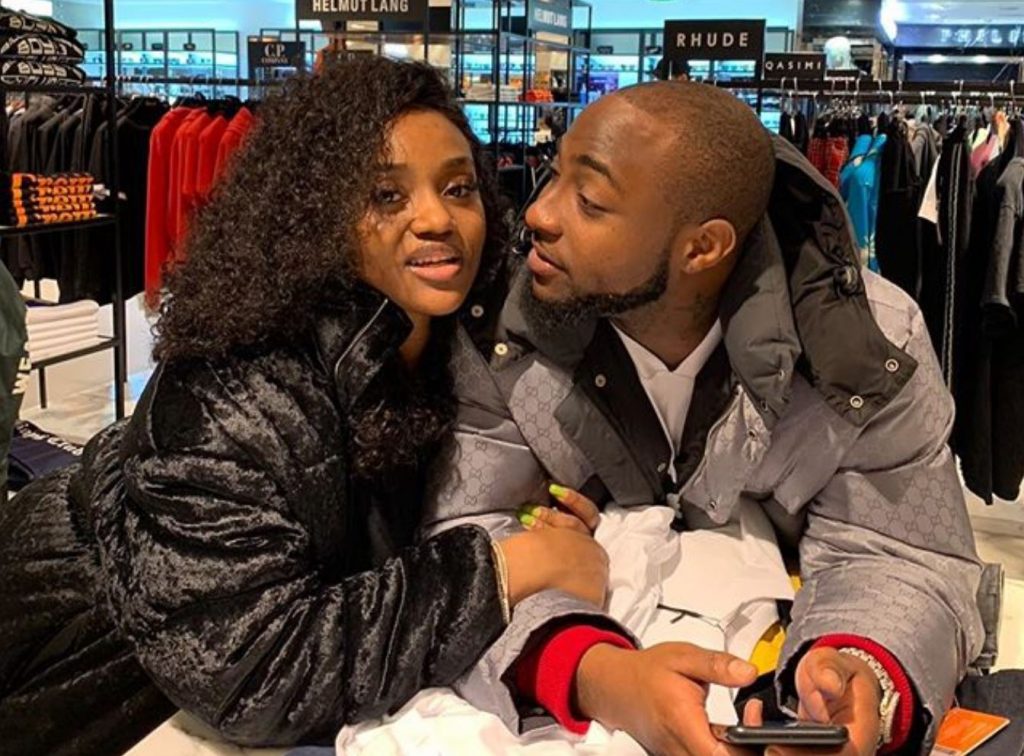 Davido talks about Chioma's condition after she tested positive for coronavirus