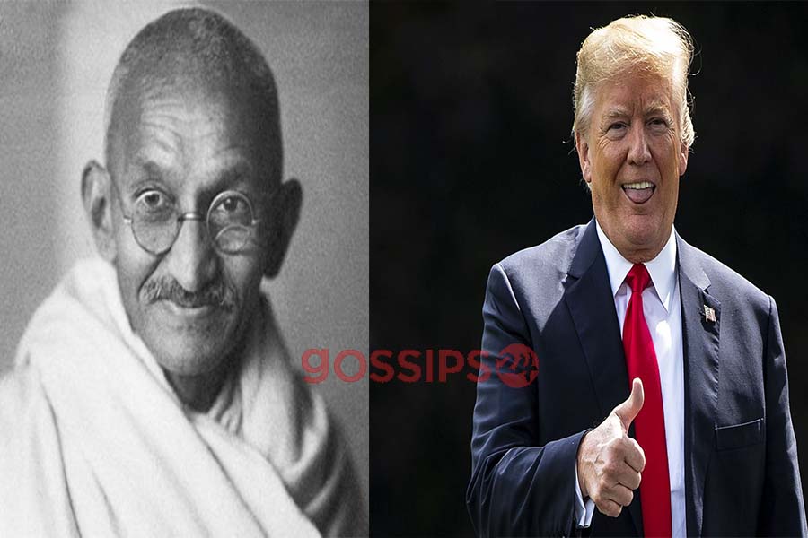 Mahatma Gandhi and Trump
