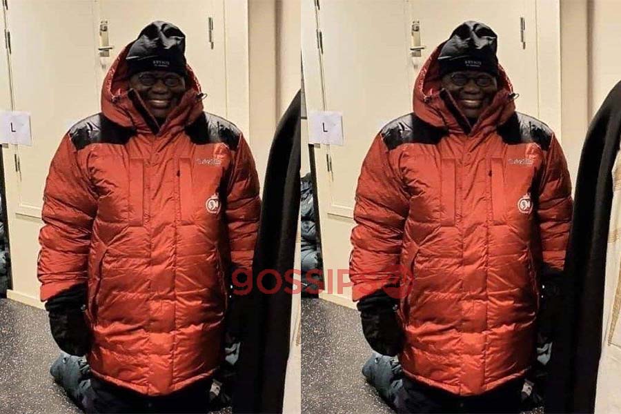Nana Akufo-Addo dresses like an Eskimo as he chills in Norway
