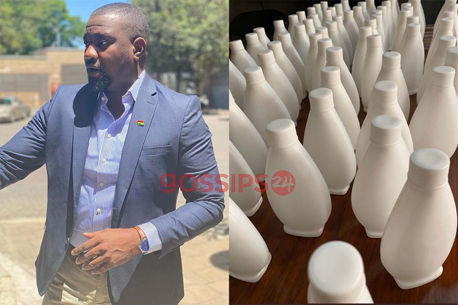 John Dumelo and Sanitizers