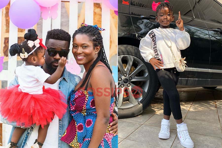 Sarkodie and Tracy celebrate Titi in grand style