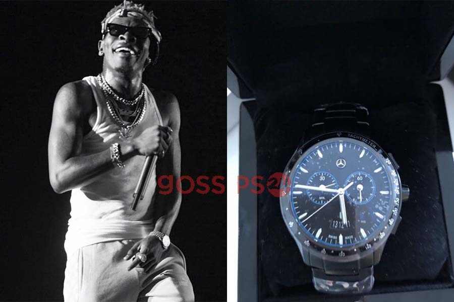 Shatta Wale buys a benz watch worth 72,000 cedis