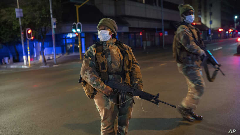 South Africa on lockdown