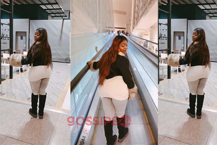 Florence Obinim flaunts her huge backside to mock Kennedy Agyapong