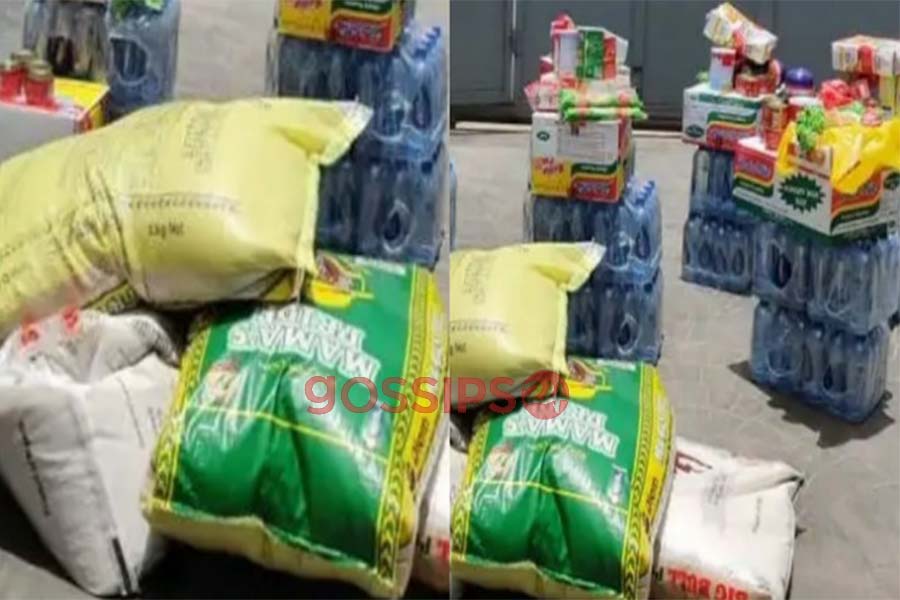 Landlord surprises tenants with food items