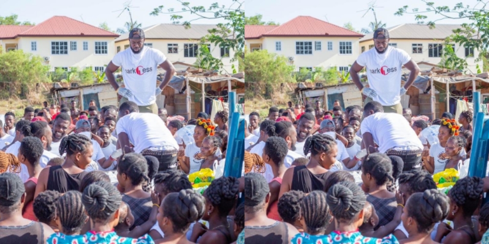 Sarkodie donates to the people of Tema