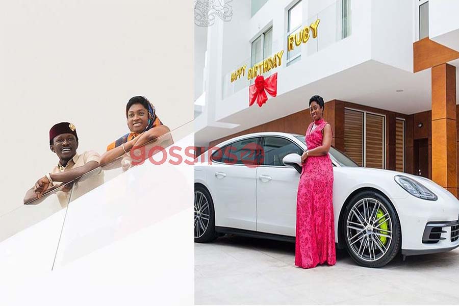 Cheddar gifts his wife a 2020 Panamera and a Mansion on her birthday