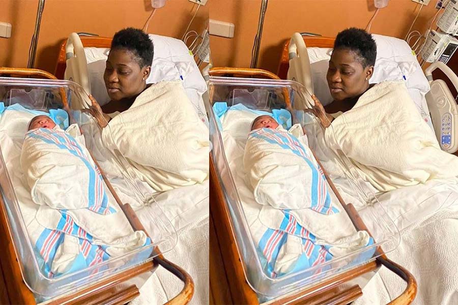 Mercy Johnson finally welcomes new baby girl