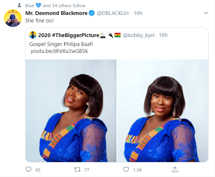Does D-Black want to chop Gospel singer, Philipa Baafi