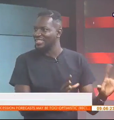 Ball J gives GH One TV presenter a big yawa on live Tv