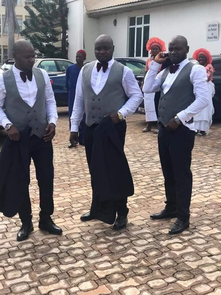 Two sets of triplets marry each other on the day