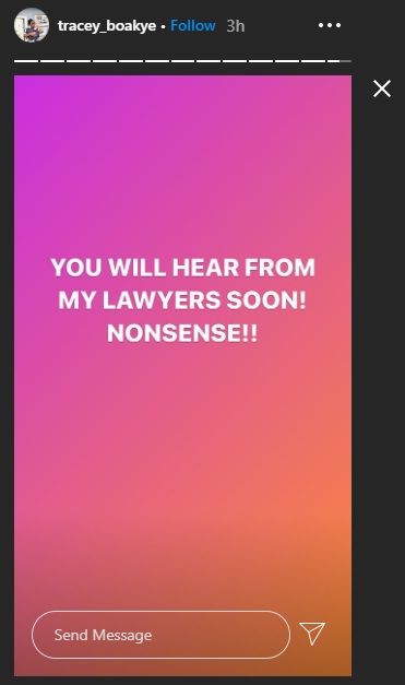 Tracey Boakye to sue Ghanaian journalist, Nana Reagan