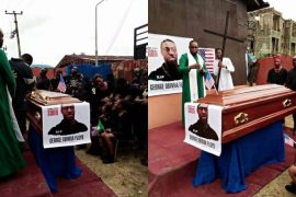 Pastor reburies George Floyd in Nigeria