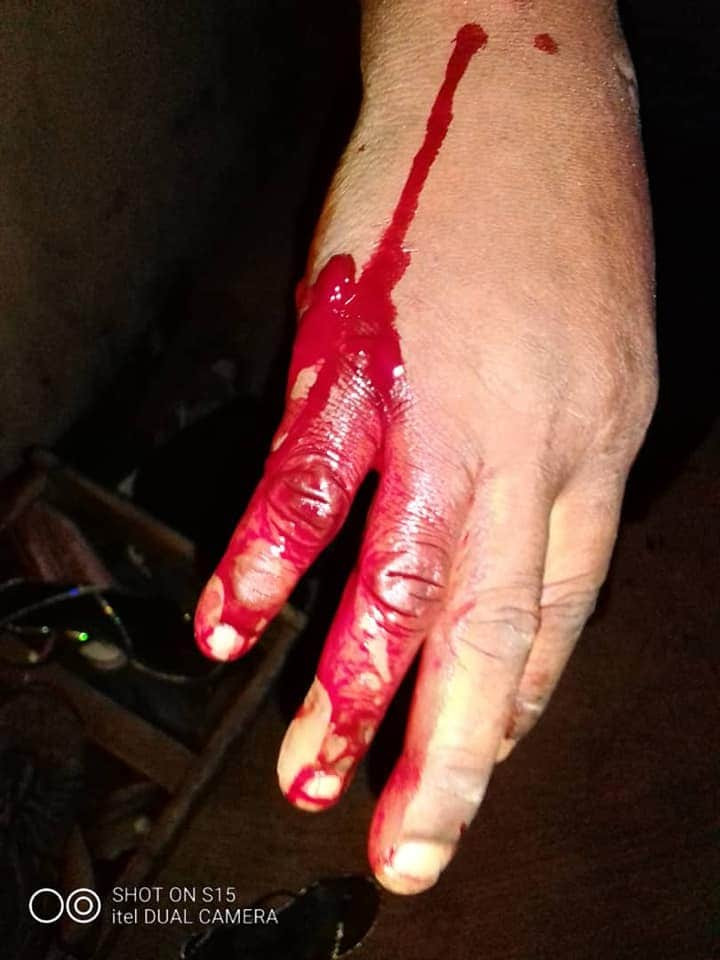 Police officer attacks wife with cutlass for serving him cold food