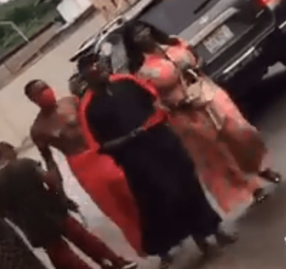 Native doctor and girlfriend spotted shopping in Benin