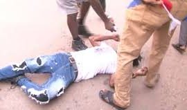 Two Nigerians butchered to death in a bloody clash with Police at Liberia camp