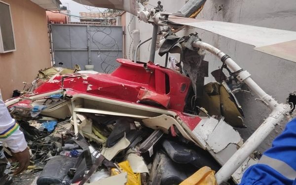 Helicopter crashes into residential building in Lagos