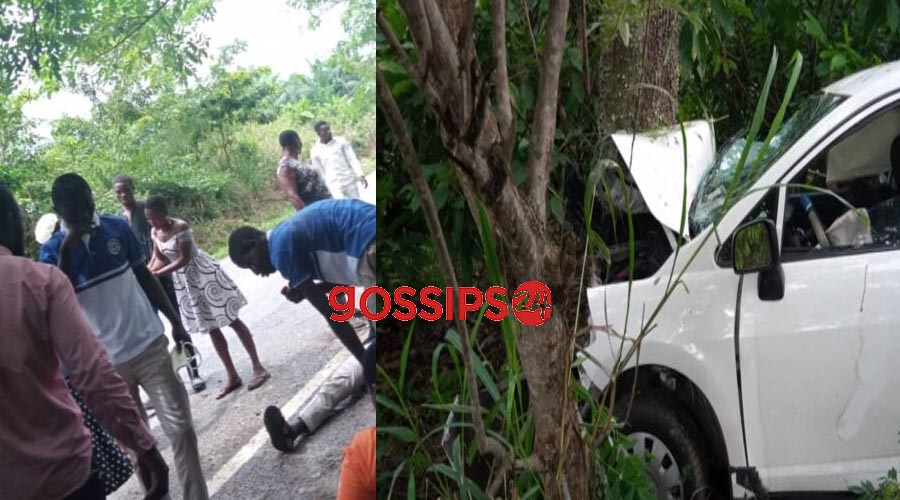 4 students of Oti Boateng SHS returning from NSMQ involved in an accident