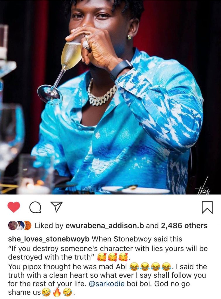 Aisha Modi trolls Sarkodie over fake UN award