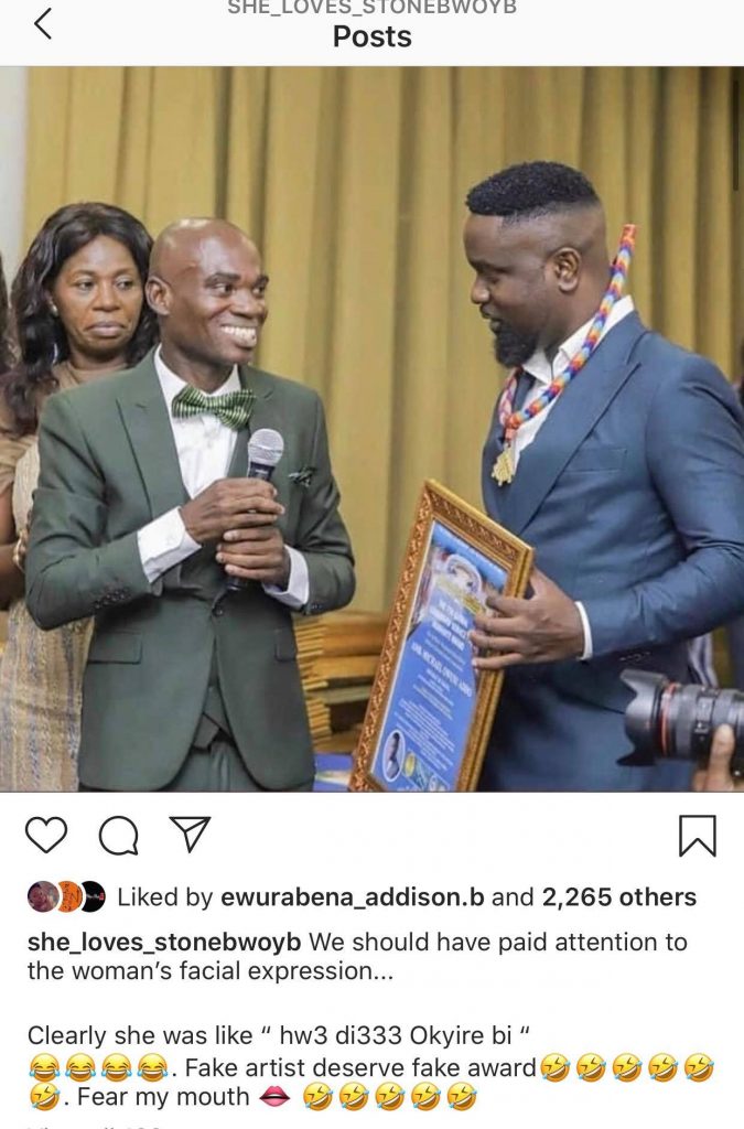 Aisha Modi trolls Sarkodie over fake UN award