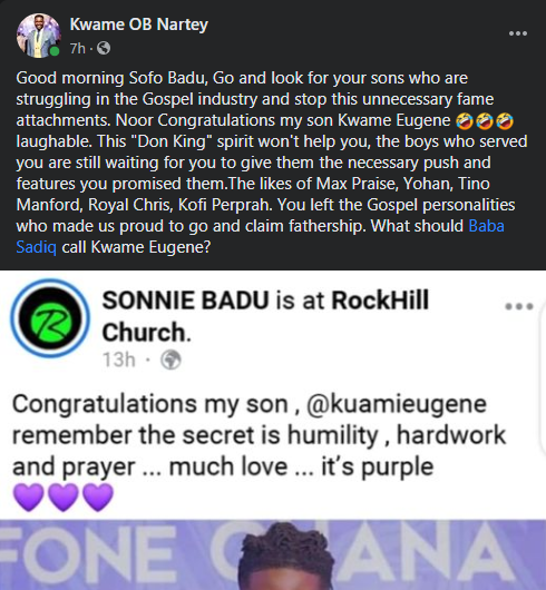 OB Nartey shames Sonnie Badu