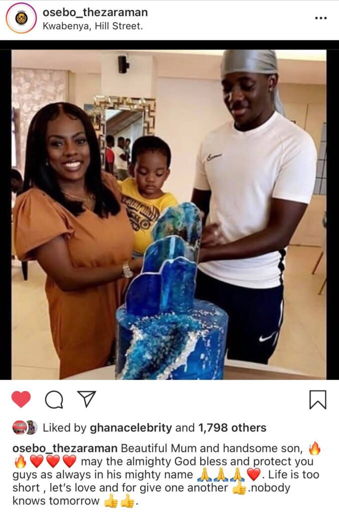 Osebo begs Nana Aba Anamoah and his son to forgive him