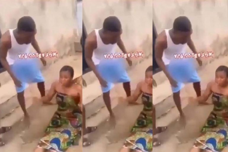 Boy unsatisfied even after his Girl collapsed after 3 hours of serious chopping