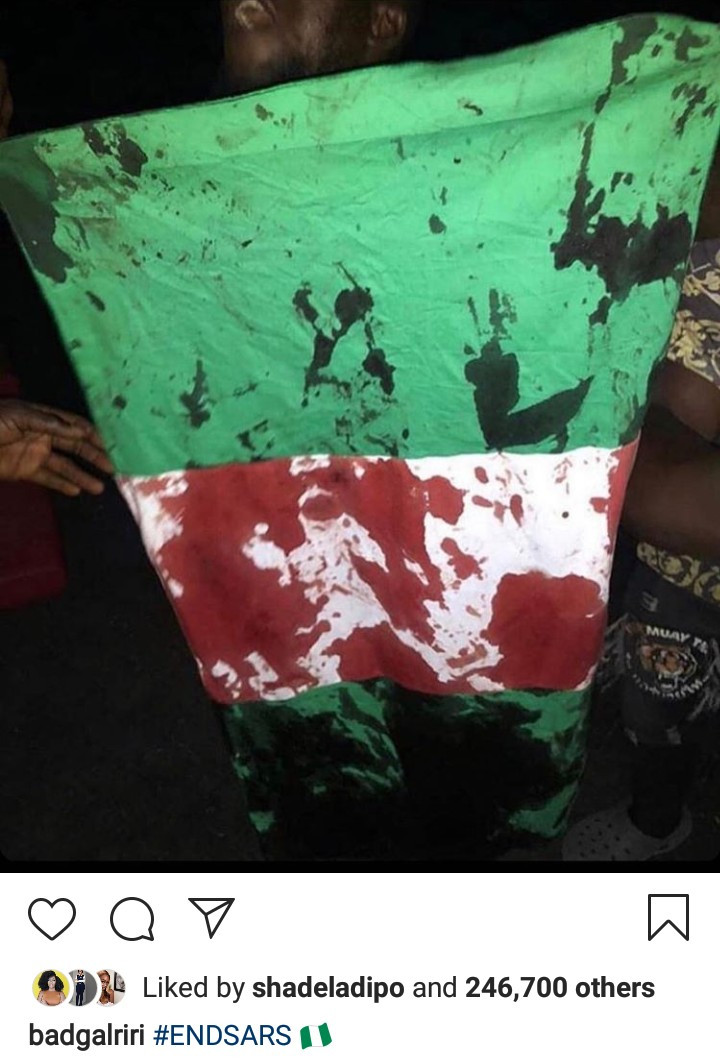 Rihanna, Naomi Campbell, Nicki Minaj condemn murder of End SARS protesters at Lekki toll gate 