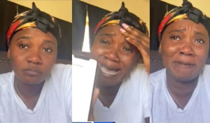 Ghanaian lady in US who threw her husband out speaks in tears