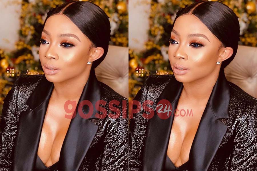 Toke Makinwa curses a Lady who claimed she joined the protest to slay