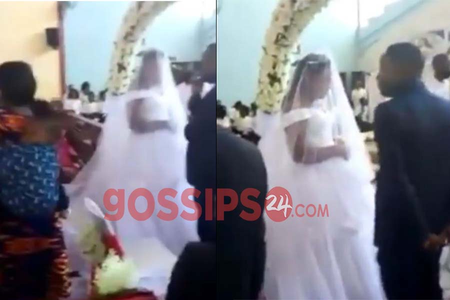 Wife catches her husband marrying another woman in Church