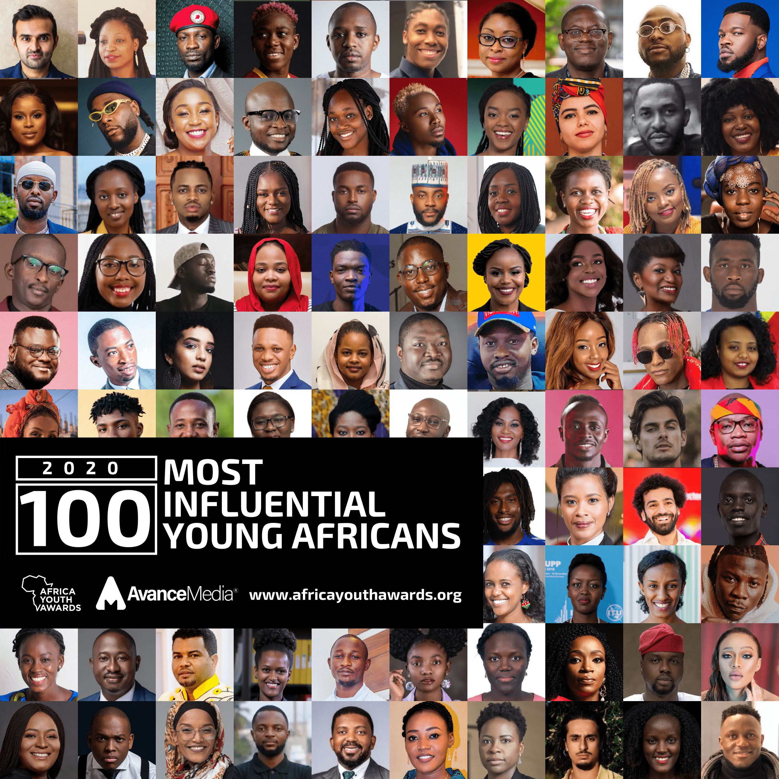 100 Most Influential Young Africans 2020 list announced