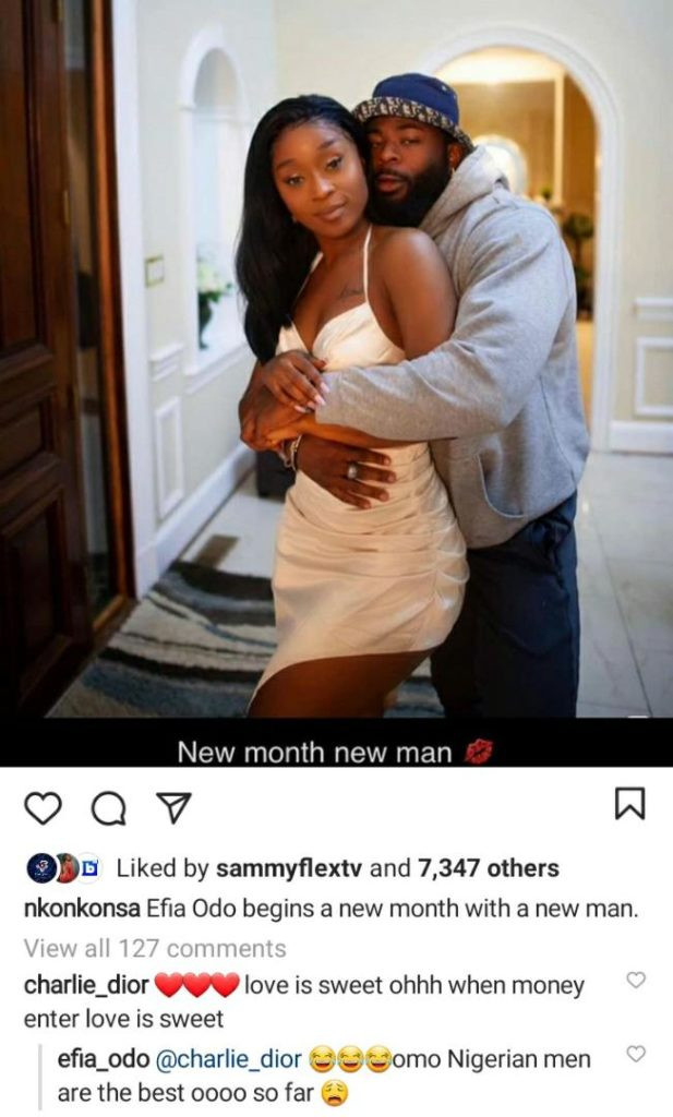 Nigerian men are the best - Actress Efia Odo says as she shows off her new man 