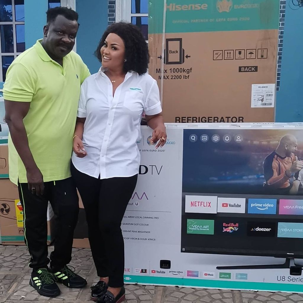 Nana Ama Mcbrown Surprises Koo Fori With Home Appliances After His House Burnt To Ashes 