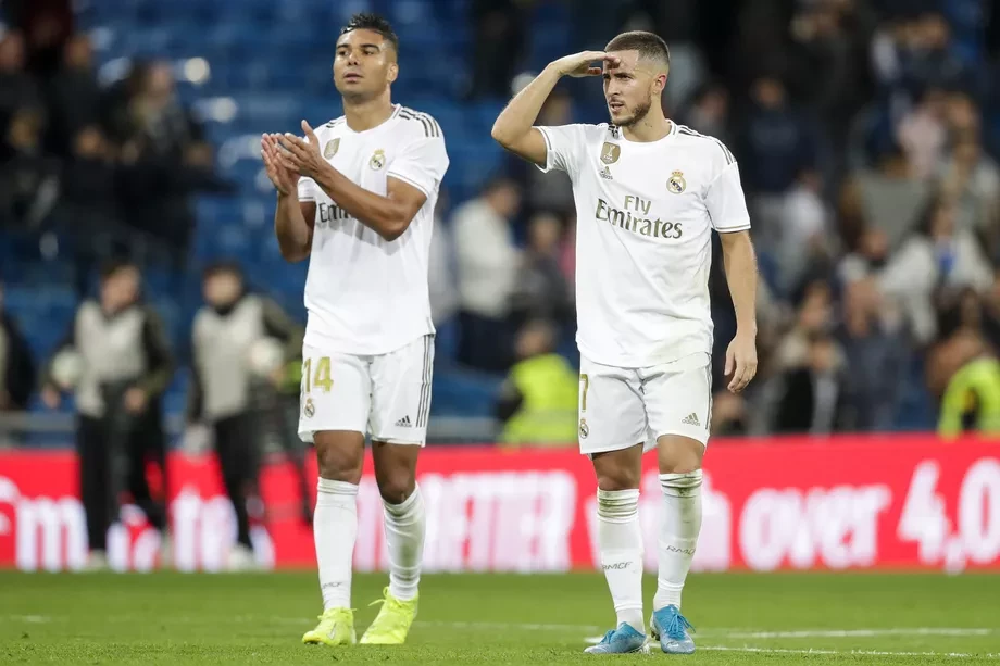 Real Madrid stars, Eden Hazard and Casemiro test positive for COVID-19