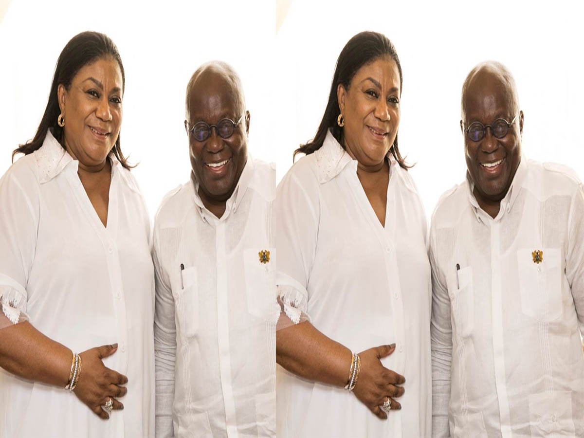 Rebecca Akufo-Addo prays for Nana Addo