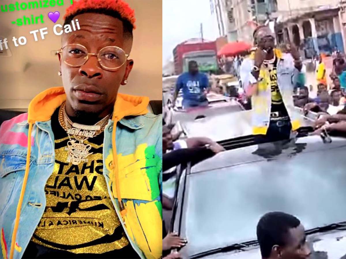 Shatta Wale copies Stonebwoy as he also storms Kumasi for fans