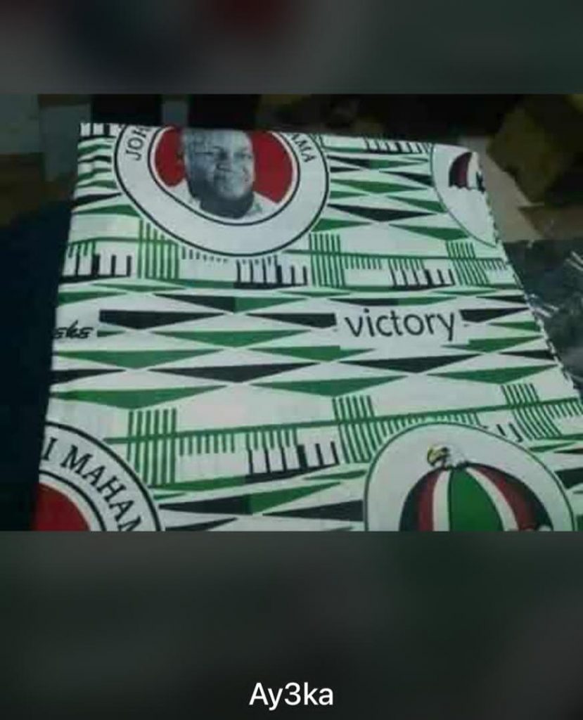 Photo of NDC victory cloth leaks on social media